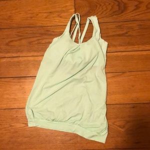 Sea foam green Lulu work out tank